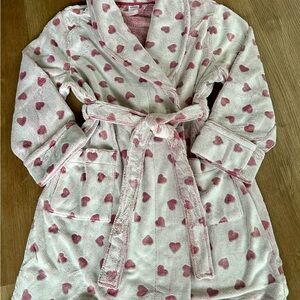 Sonoma Pink Heart Print Robe